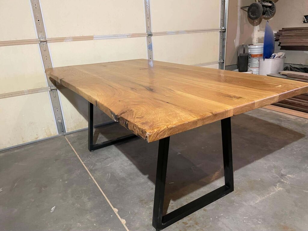 kitchen table building for a house by Fox in the Sawdust